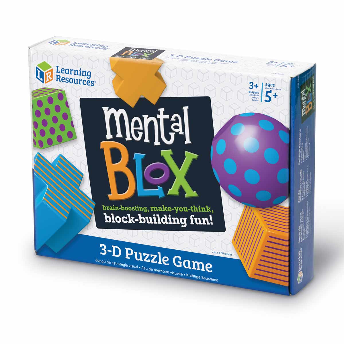 Образователна игра, Learning Resources, Mental Blox, 3D комплект за пространствено мислене