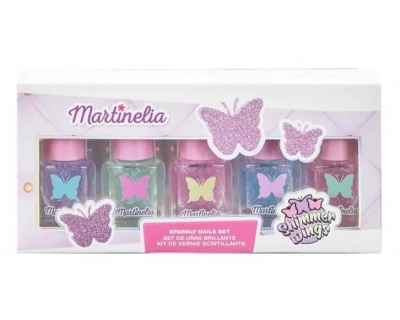Комплект лакове за нокти, Martinelia, Shimmer Wings, 5 броя  