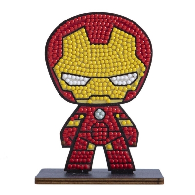 Комплект за диамантена бродерия, Craft Buddy, Crystal Art Buddies, Железният човек, 7 части