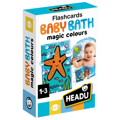 Joc educativ, Headu, Fișe de lucru pentru baie, Culori magice