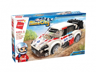 Конструктор, Qman, MineCity, Спортен автомобил, Аурора, 184 части