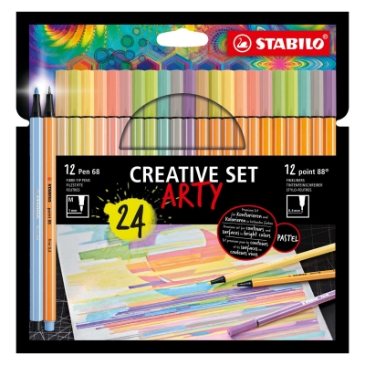 Творчески комплект, Stabilo, Arty, 24 части