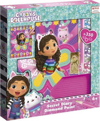 Set creativ, Totum, Gabby′s Dollhouse, Decoreaza-ti propriul jurnal secret cu diamante