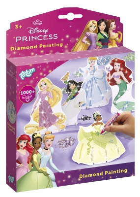 Творчески комплект, Totum, Disney Princess, Направи си сам диамантен гоблен принцеси
