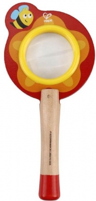 Wooden toy, Hape, Magnifying glass, The busy bee