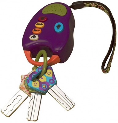 Children′s toy, Battat, Keys with sound and light, Multicolor