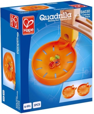 Upgrade set, Hape, Marble hunter, 2 piece marbles, Hape Quadrilla, 51 pieces