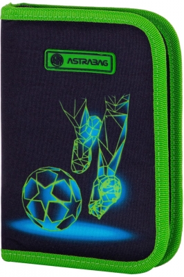 Единичен несесер, Astra, Футбол, С аксесоари, 20 х 14 х 3.5 см