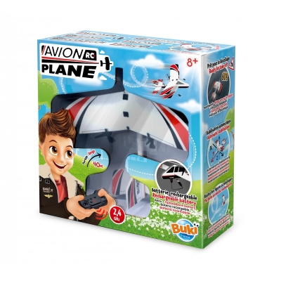 Interactive Toy, Buki France, R/C Airplane, 23.5 cm