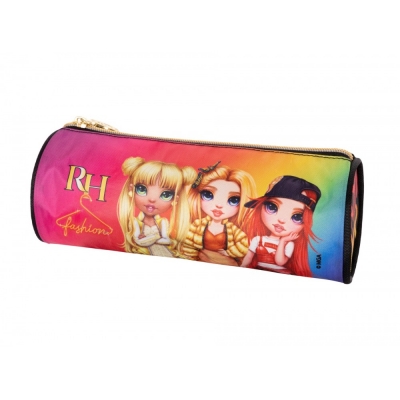 Единичен несесер, Astra, AC7, Rainbow High, Златен стил, Цилиндричен, Без аксесоари, 8 x 22 x 8 см