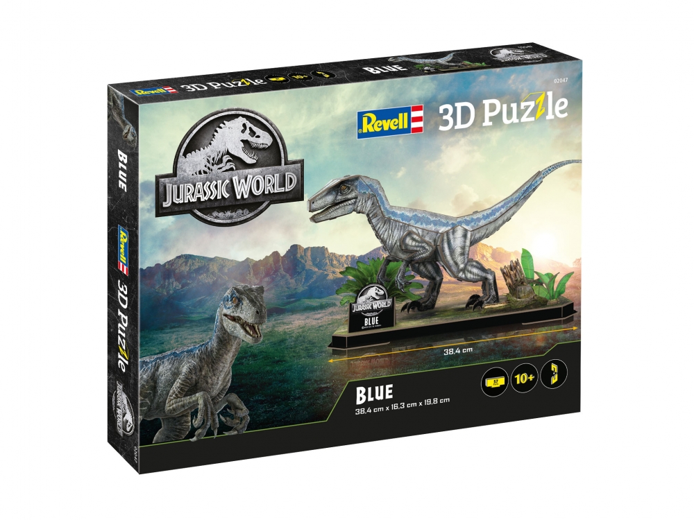 Puzzle, Revell, Jurassic World Blue 3D, 57 de piese