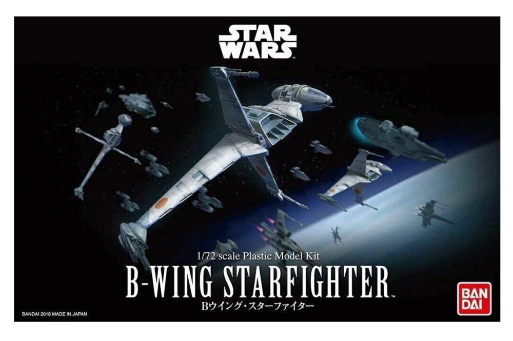 Model de asamblare, Revell, Star Wars, B-Wing Fighter easy-click, 105 piese