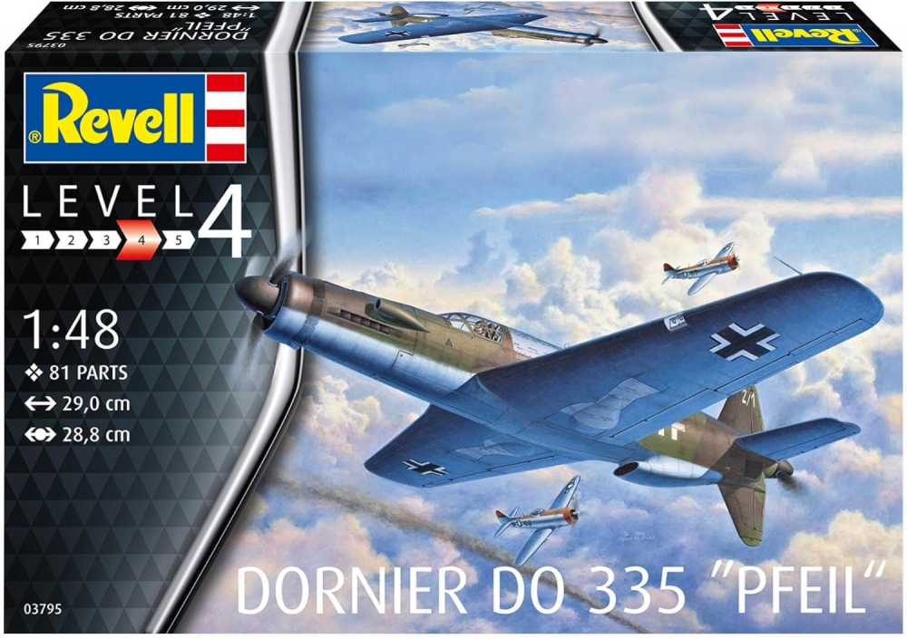 Model asamblat, Revell, Avion Dornier Do 335