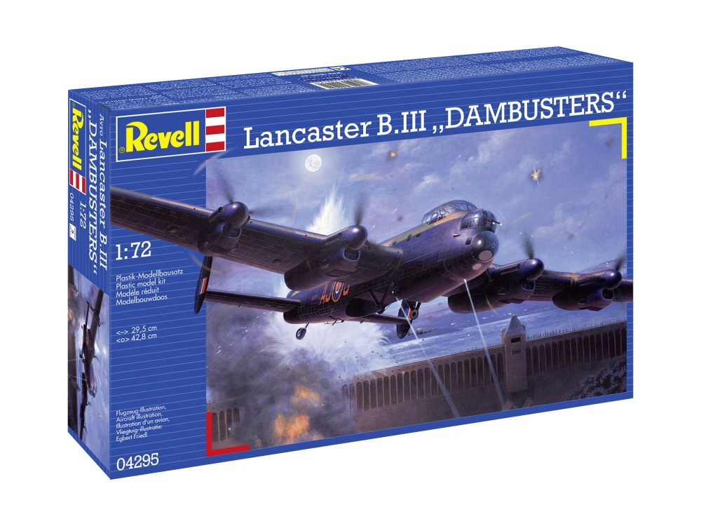 Machetă de asamblare, Revell, Avro Lancaster Dambusters, 224 de piese