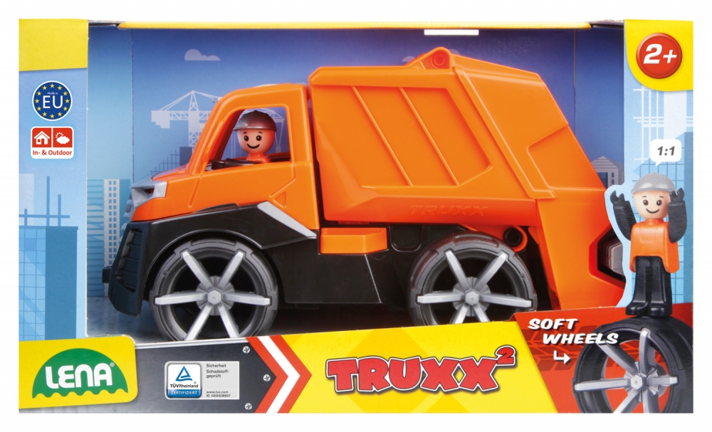 Play cart, Lena, Garbage truck, Truxx² 30 cm