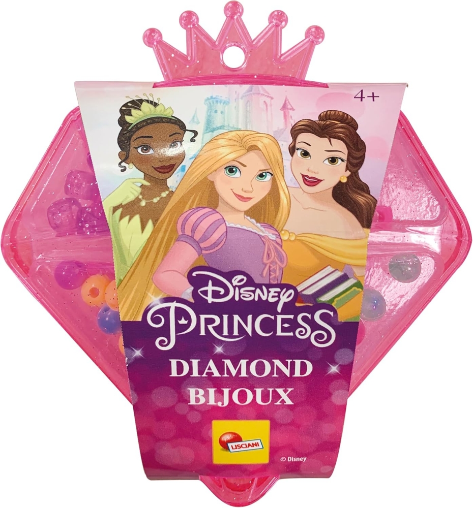 Trusa creativa, Lisciani, Printesa Disney, bijuterii DIY intr-o cutie