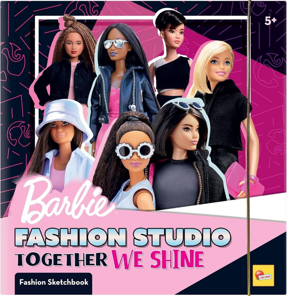 Set creativ, Lisciani, Barbie, Dosar studio de modă, Împreună strălucim