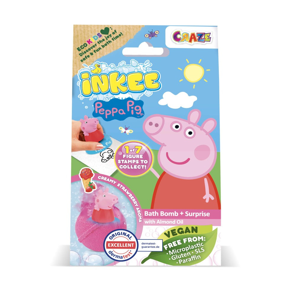 Aditiv pentru baie, Craze, Peppa Pig, Bomba de baie cu surpriza