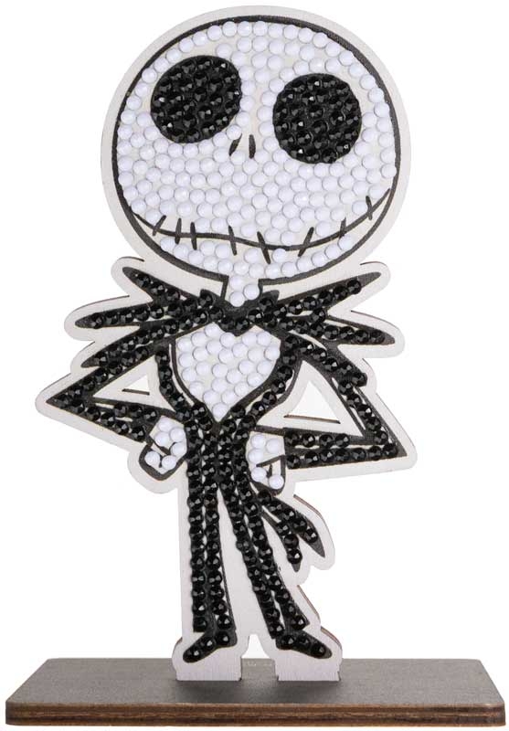 Kit de broderie cu diamante, Craft Buddy, Crystal Art Buddies, Jack Skellington, 7 piese