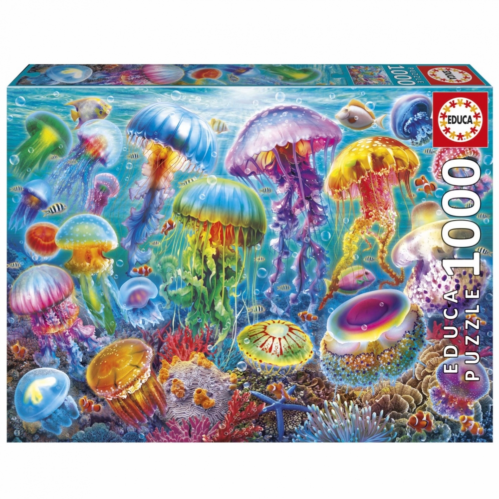 Puzzle, Educa, Meduze, 1000 de piese