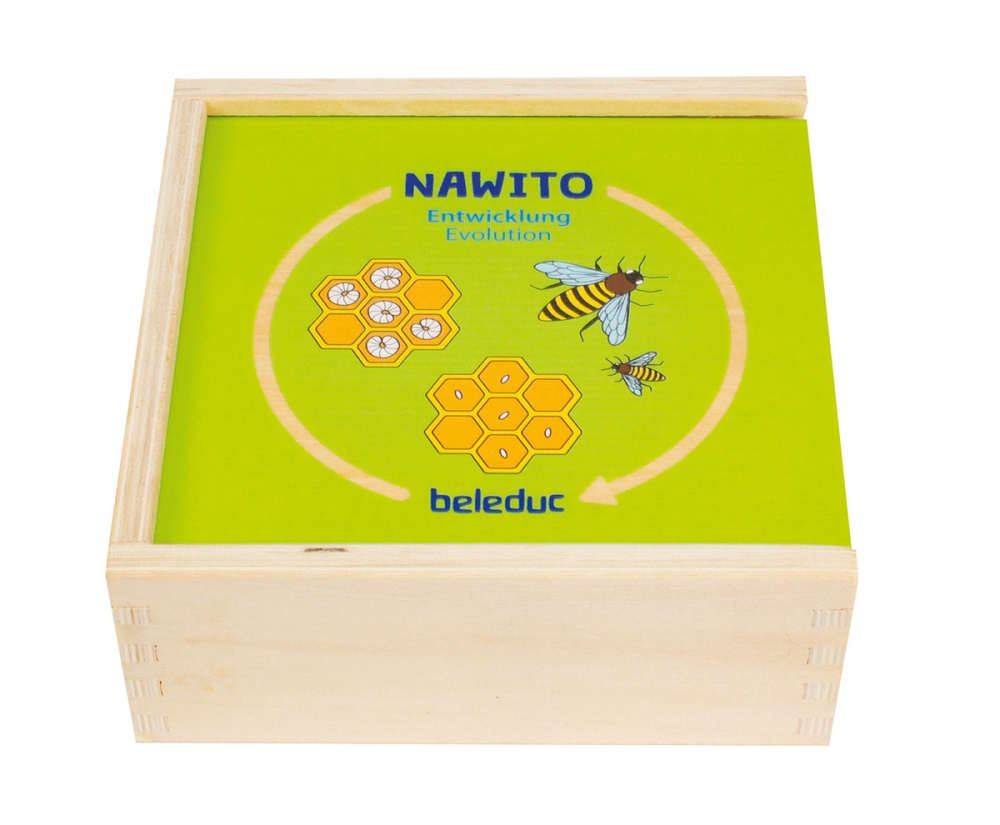 Joc de logică din lemn cu puzzle, Beleduc, Nawito, Dezvoltare, 30 de piese