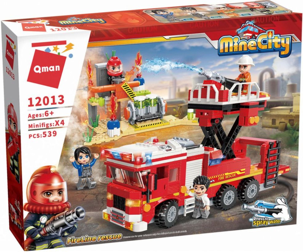 Set de constructie pentru copii, Qman, Multicolor
