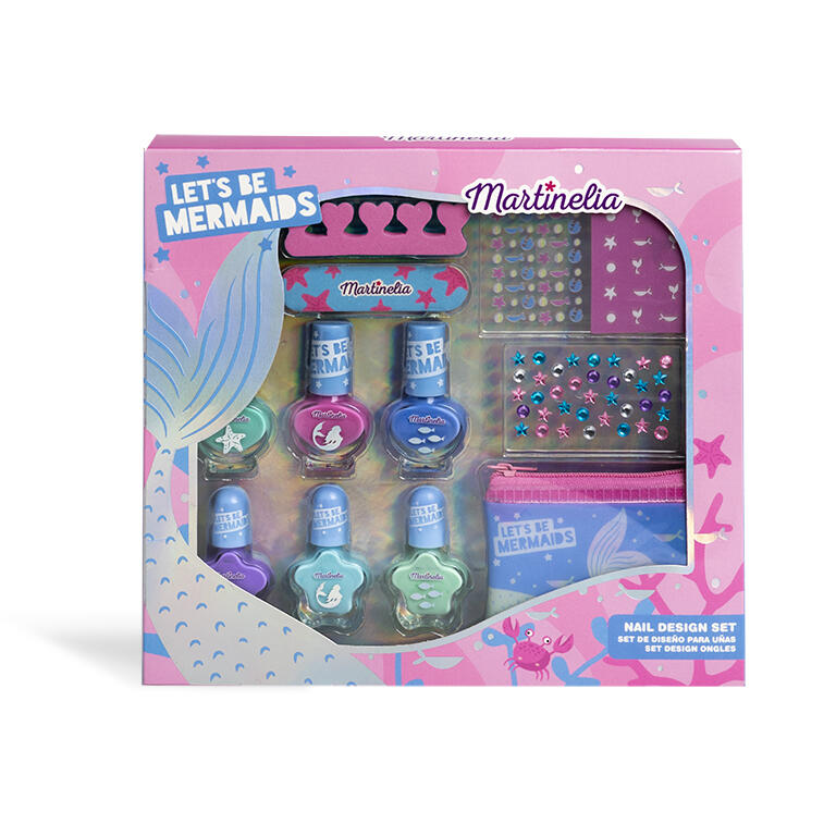 Set manichiura si pedichiura, Sirena, 12 piese