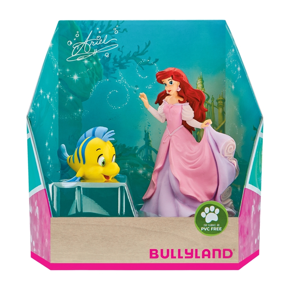Set figurine de colectie, Walt Disney, Bullyland, Ariel si Flounder