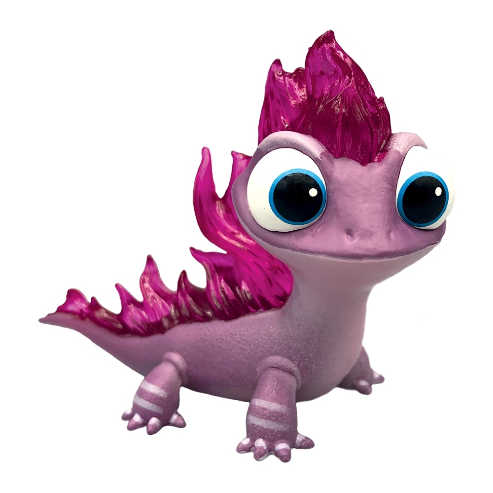 Figurina - Salamandra - Frozen 2, Roz, 6 cm