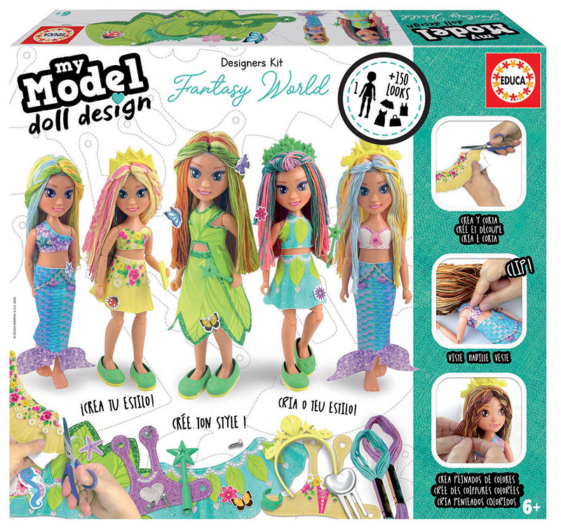 Joc Creativ My Model. Doll Design. Fantasy Educa 18366