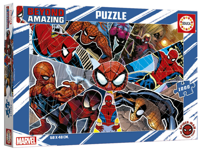 Puzzle Educa din 1000 de piese - Spider-Man: Dincolo de univers