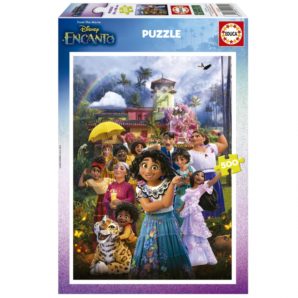 Puzzle, Educa, Disney Encanto, 500 piese