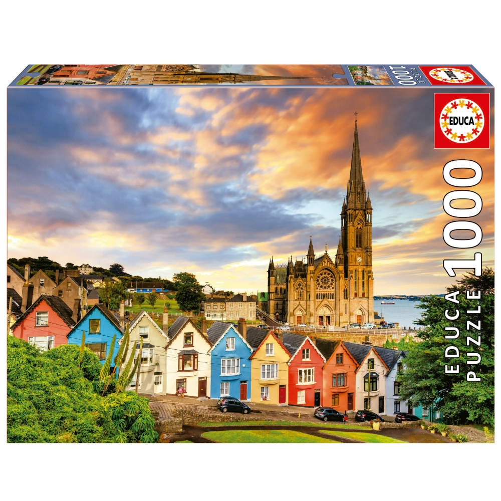 Puzzle, Educa, Catedrala Cobh, Irlanda, 1000 de piese