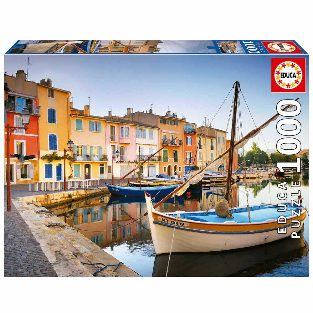 Puzzle, Educa, Portul din Martigues, Provence, 1000 piese