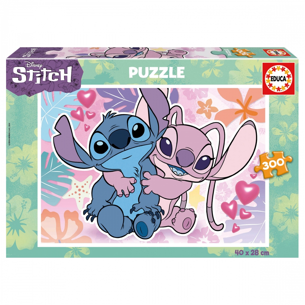 Puzzle, Educa, Stitch, 300 piese