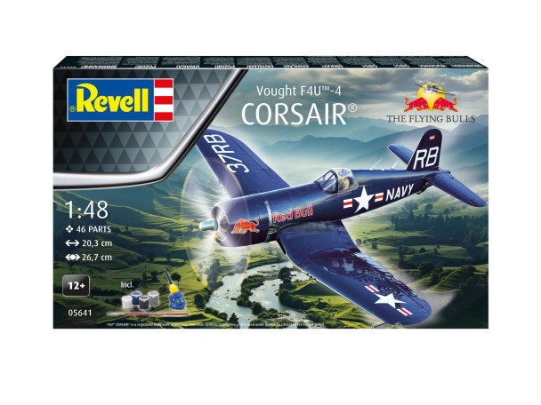 Model asamblat, Revell, aeronava Flying Bulls F4U-4 Corsair