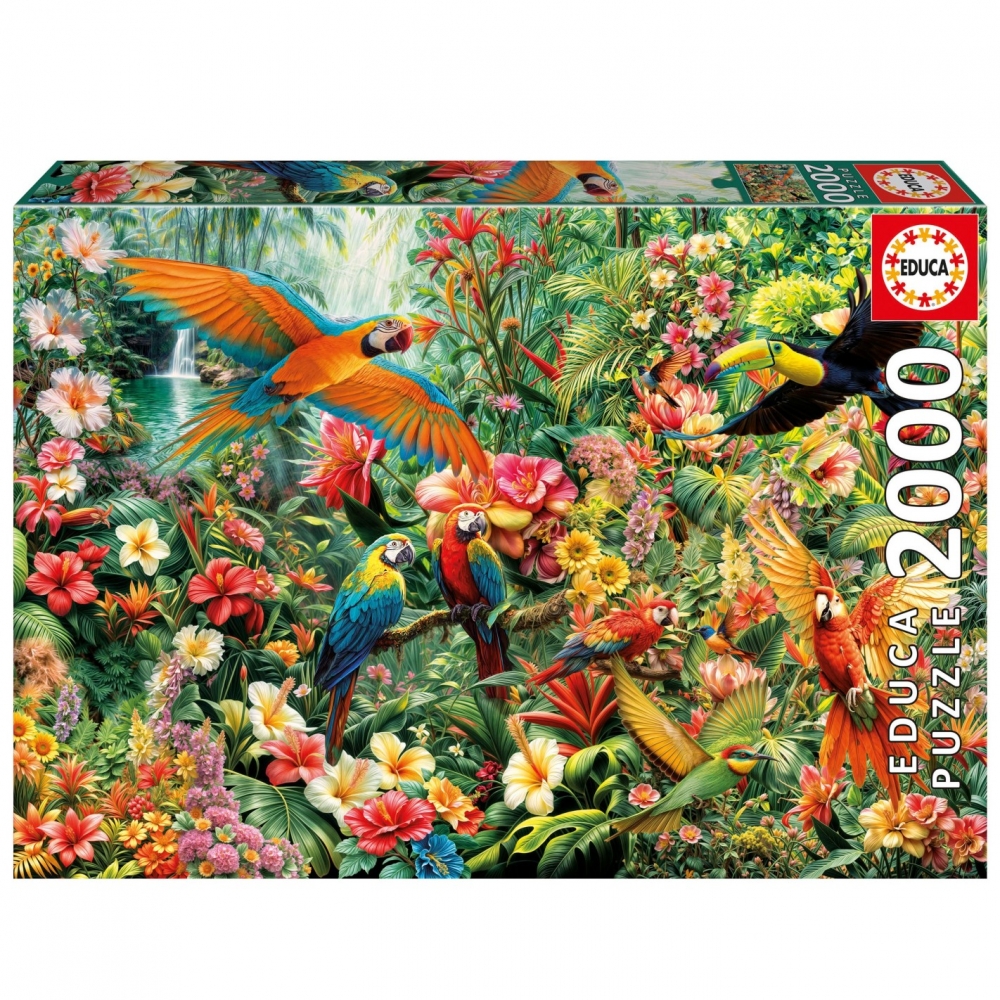 Puzzle, Educa, Păsări Amazoniene, 2000 de piese