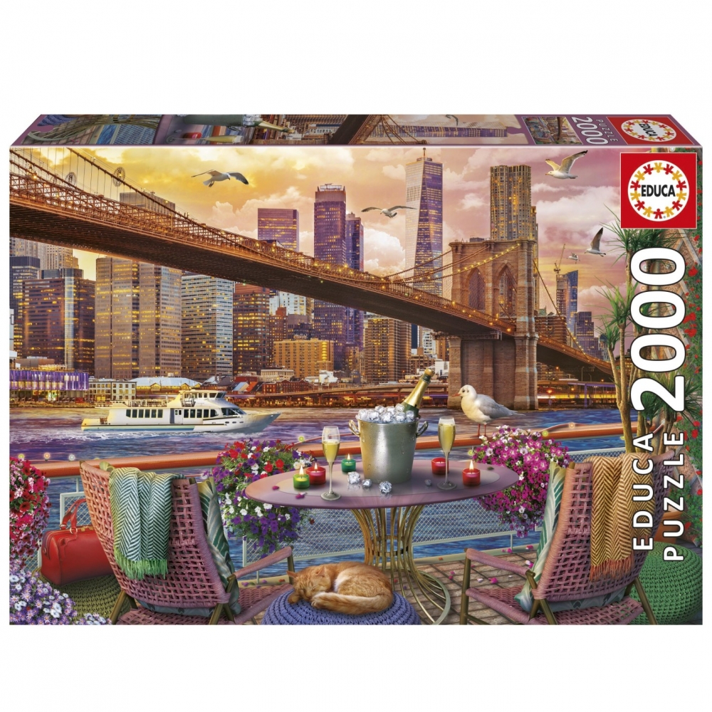 Puzzle, Educa, Romantism în New York, 2000 de piese