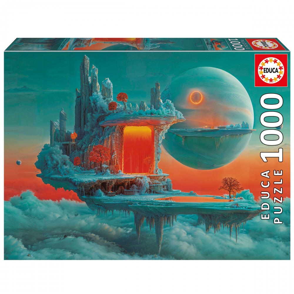 Puzzle, Educa, Planeta focului si a ghetii, 1000 de piese