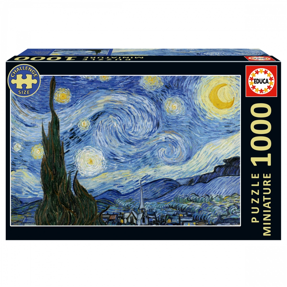 Puzzle, Educa, Noapte înstelată, 1000 piese, Miniatură