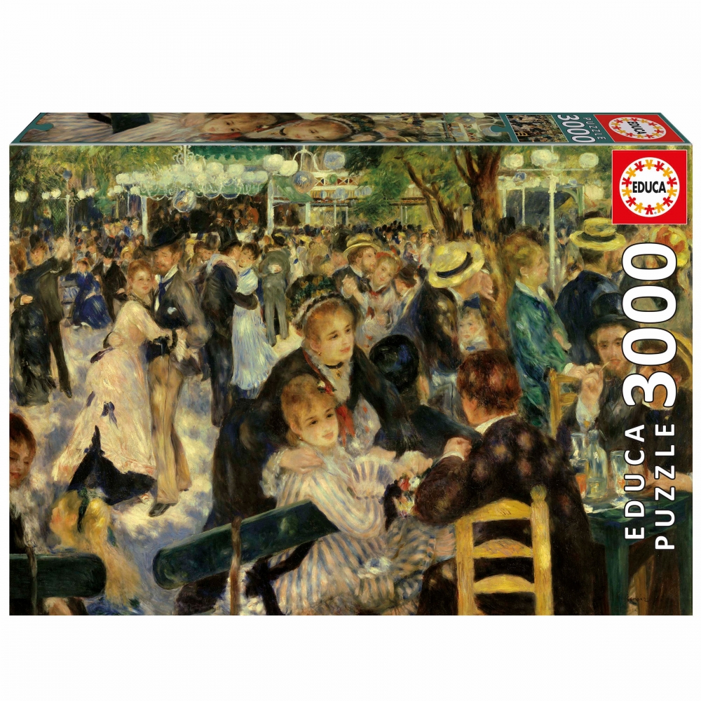 Puzzle, Educa, Dans la Moulin de la Galette, 3000 de piese