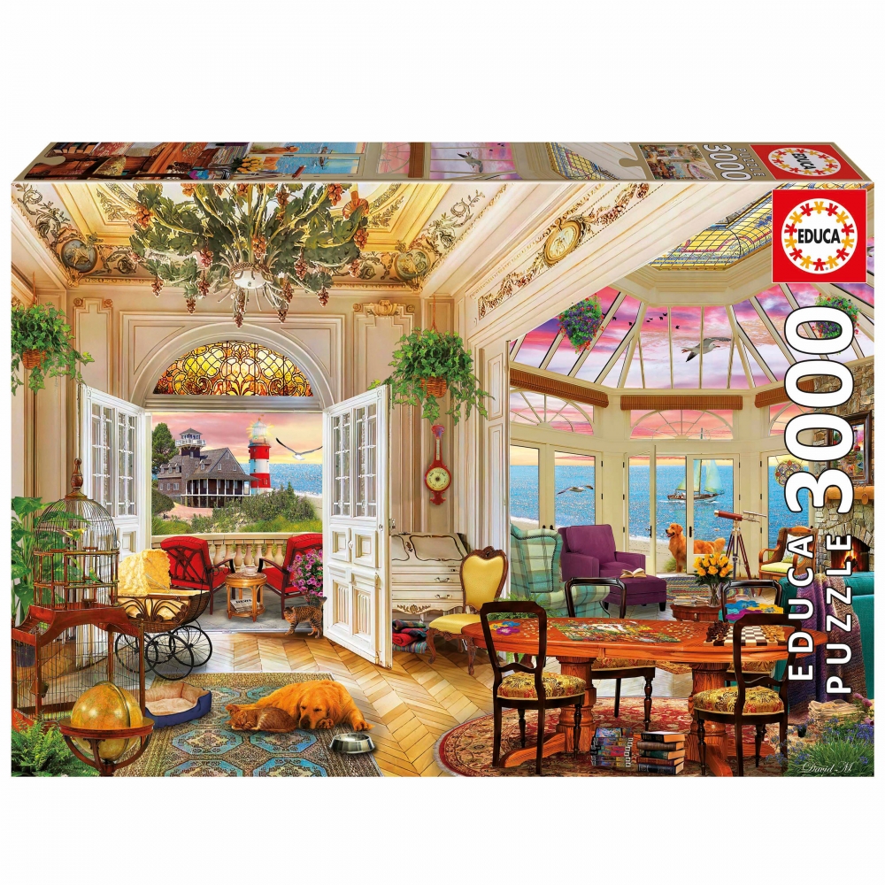 Puzzle, Educa, Life on the Coast, 3000 piese