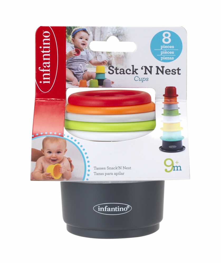 Jucarie bebelusi cupe, Infantino, multicolor