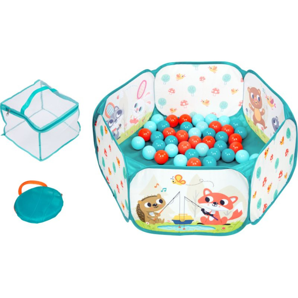 Set de joaca, Battat, Arena cu bile, 99 x 86 x 35 cm, 45 piese