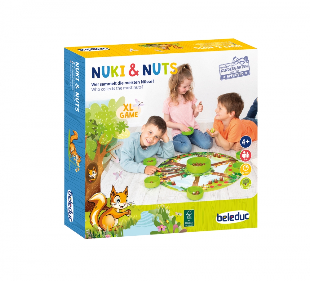 Joc de societate, Beleduc, Nuki și Nuts, 65 de piese