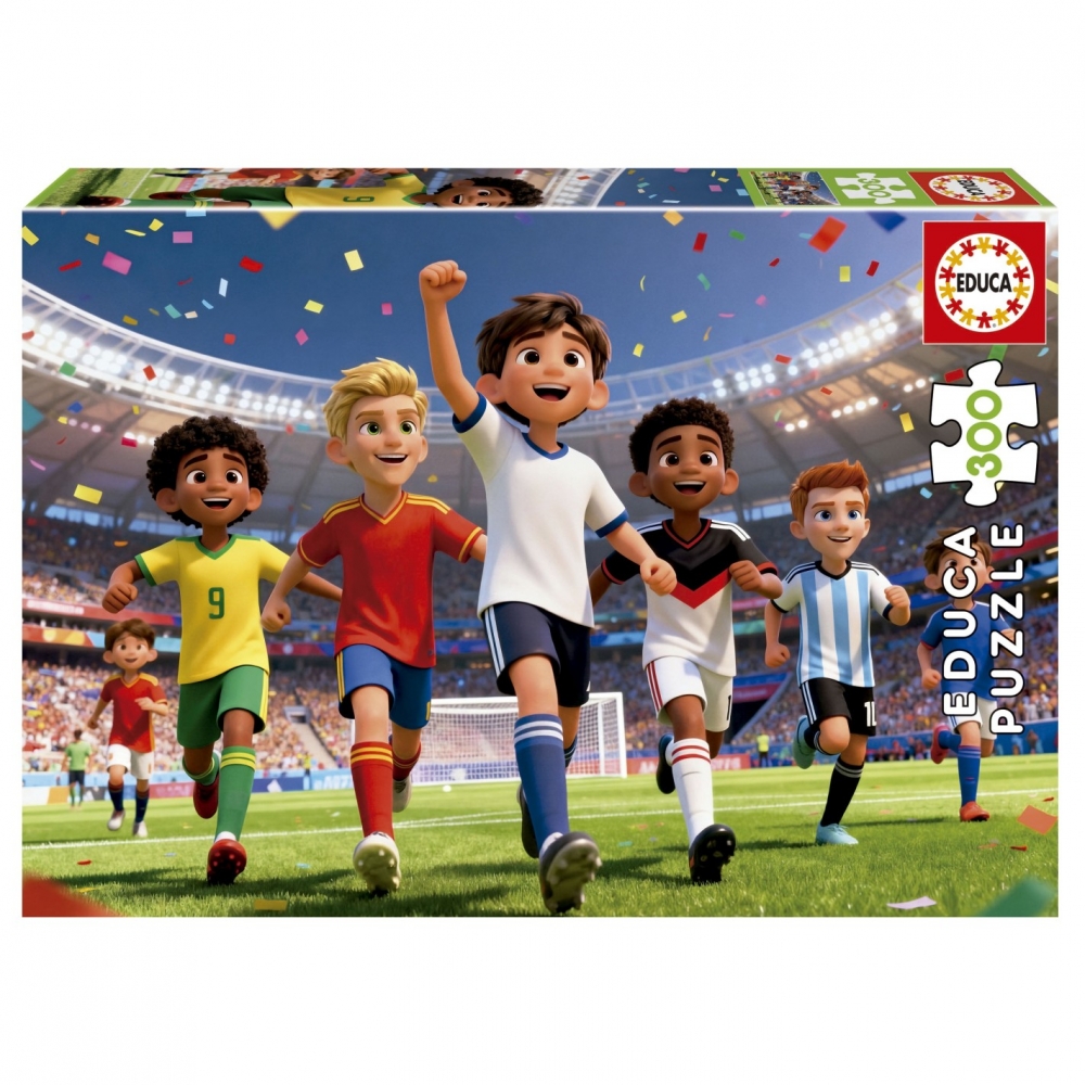 Puzzle, Educa, Fotbal Mondial, 300 de piese