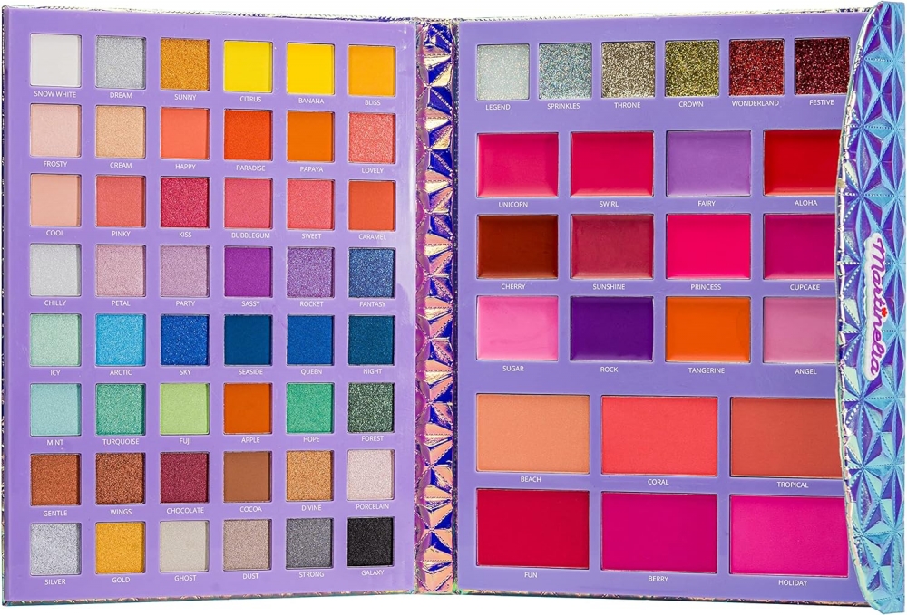 Paleta de machiaj, Martinelia, Super Girl, Big Book, 66 piese