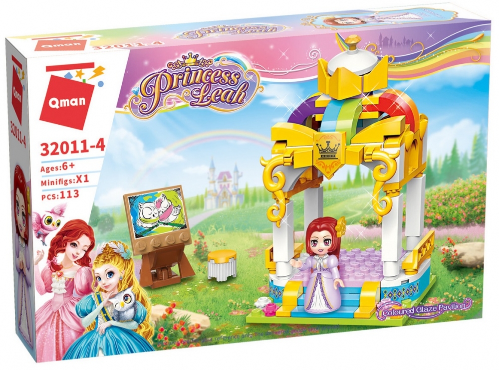 Set de constructie QMAN, 113 piese, Multicolor