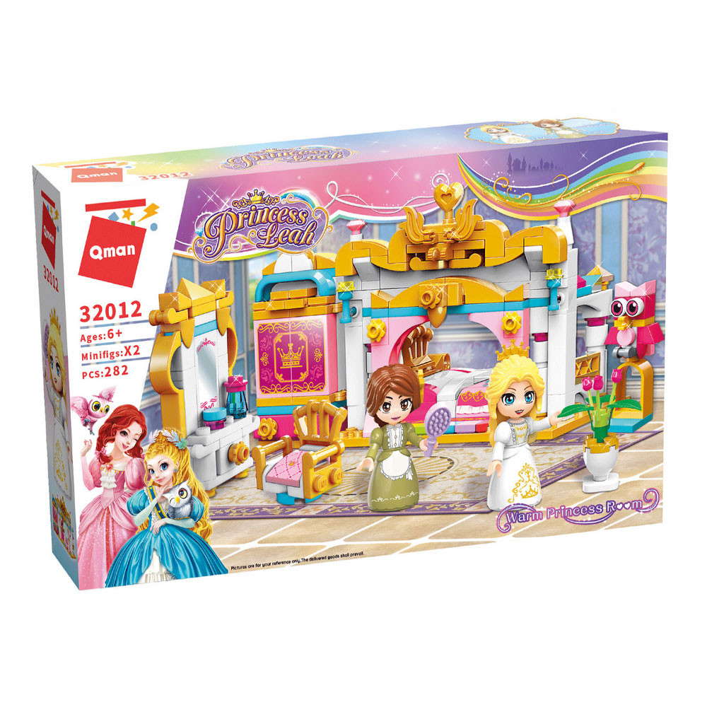 Set de constructie QMAN, 282 piese, Multicolor
