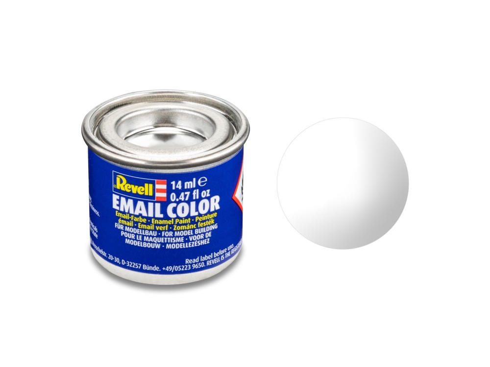 Vopsea emailată, Revell, Email Color, Alb Pur, 14 ml